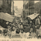 La Rue d'Austerlitz (ou rue des juifs) Carte postale d&eacute;but 1900