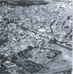 Cimeti&egrave;re Juif en 1949 (Vue a&eacute;rienne)